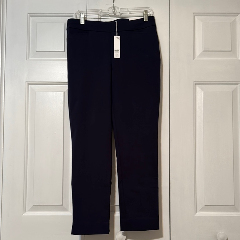 Chico's Black Dress Pants Straight-Leg Full-Length